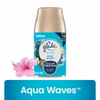 Glade Automatic Spray Refill, Air Freshener, Invigorating Aqua Waves, 6.2 oz Perspective: Main