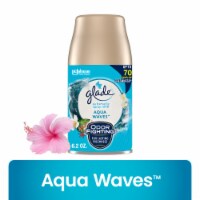 Glade Automatic Spray Refill, Air Freshener, Invigorating Aqua Waves, 6.2 oz Perspective: Main