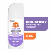 OFF! Clean Feel Picaridin Mosquito Repellent Spritz, Fragrance Free Formula, 4 oz Perspective: Main