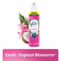 Glade Air Freshener Spray for Home, Exotic Tropical Blossoms Scent, 8.3 oz Perspective: Main