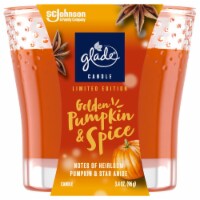 Glade® Limited Edition Golden Pumpkin & Spice Jar Candle