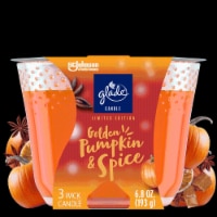 Glade Candle Limited Edition - Golden Pumpkin & Spice Perspective: Main