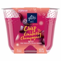 Glade® Crisp Cranberry Champagne 3 Wick Candle Perspective: Main