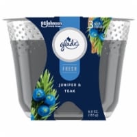 Glade® Fresh Juniper & Teak 3 Wick Candle Perspective: Main