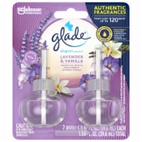 Glade® PlugIns Lavender & Vanilla Scented Oil Refills Perspective: Main