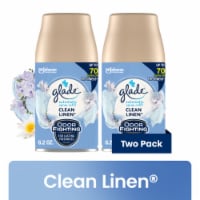 Glade® Automatic Spray Air Freshener Clean Linen Twin Refills