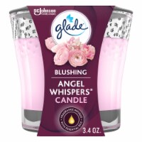 Glade® Candle Jar Air Freshener Angel Whispers Scent Infused with Essential Oils