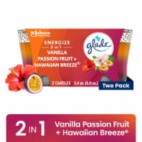 Glade® 2-in-1 Hawaiian Breeze® & Vanilla Passion Fruit® Candles