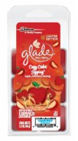 Glade Cozy Cider Sipping Apple Cinnamon Nutmeg Wax Melts Limited Edition Perspective: front