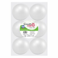 FloraCraft SmoothFoM Ball 6/Pkg-2.8