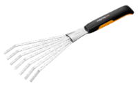 Fiskars Polycarbonate Xact Steel Garden Rake