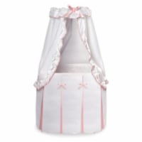 Majesty Bassinet - White/Pink