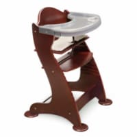 Embassy Wood High Chair with Tray - Cherry