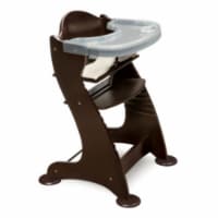 Embassy Wood High Chair with Tray - Espresso