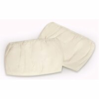Fitted Bassinet Sheets for Empress Round Baby Bassinets (Set of 2) - Ecru