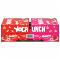 YoCrunch Strawberry & Raspberry Lowfat Yogurt with Kellogg's Granola Perspective: Main