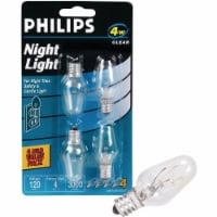 Philips 4-Watt Incandescent Nightlight Bulbs - Clear Perspective: Main