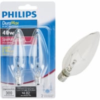 Philips DuraMax 40-Watt Candelabra Base B10.5 Blunt Tip Candle Light Bulbs Perspective: Main