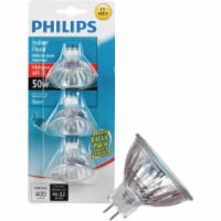 Philips 3pk 50w Mr16 Hal Bulb 415802 Perspective: Main
