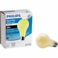 Philips Bug-A-Way 60W Yellow Medium A19 Incandescent Bug Light Bulb