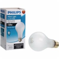 Philips 150W Frosted Medium Soft White A21 Incandescent Rough Service Light Bulb Perspective: Main