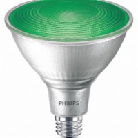 Philips 13.5-Watt (100-Watt) Green PAR38 Medium LED Floodlight Light Bulb