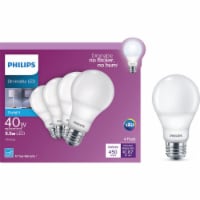 Philips 40W Equivalent Daylight A19 Medium Dimmable LED Light Bulb (4-Pack)