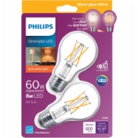 Philips 8-Watt (60-Watt) A19 LED Light Bulbs Perspective: Main