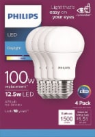 Philips 12.5-Watt (100-Watt) A19 LED Light Bulbs Perspective: Main