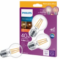 Philips 3.8-Watt 40-Watt Medium Base Globe G16.5 LED Light Bulbs Perspective: Main