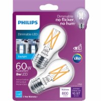Philips 8-Watt (60-Watt) Medium Base Ceiling Fan A15 LED Light Bulbs Perspective: Main