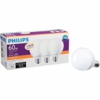 Philips 5.5-Watt (60-Watt) Medium Base Globe G25 LED Light Bulbs Perspective: Main