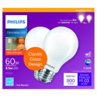 Philips 8.5-Watt (60-Watt) A19 LED Light Bulbs Perspective: Main