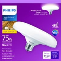Philips 16-Watt (75-Watt) Medium Base Wide Surface LED Light Bulb Perspective: Main