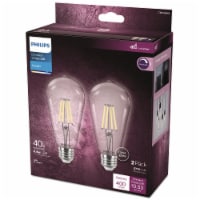 Philips 4.4-Watt (40-Watt) Medium Base ST19 Vintage LED Light Bulbs