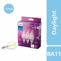 Philips 5-Watt (60-Watt) BA11 Candelabra Base Dimmable LED Light Bulbs