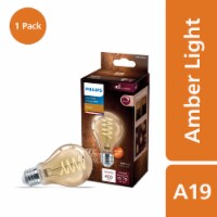 Philips 6.5-Watt (60-Watt) A19 Dimmable Amber LED Light Bulb