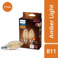Philips 3.5-Watt (25-Watt) Candelabra Base B11 Vintage LED Light Bulbs
