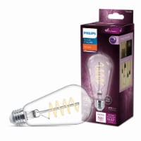 Philips 5.5-Watt (60-Watt) Medium Base ST19 Dimmable Vintage LED Light Bulb