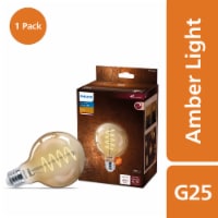 Philips 6.5-Watt (60-Watt) Medium Base G25 Vintage LED Light Bulb