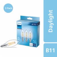 Philips 3.3 Watt 40 Watt B11 LED Light Bulb Daylight 5000K 3 pk Dillons Food Stores