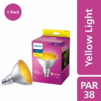 Philips 13.5-Watt PAR 38 Yellow LED Light Bulb Perspective: Main