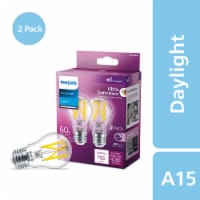 Philips 6.6-Watt (60-Watt) A15 LED Dimmable Flicker Free Light Bulb - Daylight (5000K) Perspective: Main