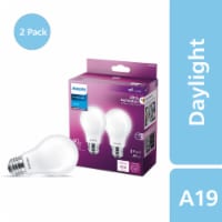 Philips 5-Watt (40-Watt) A19 LED Dimmable Flicker Free Light Bulb - Daylight (5000K) Perspective: Main