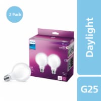 Philips 3.4-Watt (40-Watt) G25 LED Globe Dimmable Flicker Free Light Bulb - Daylight (5000K) Perspective: Main