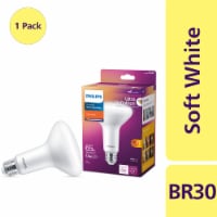Philips 7.5-Watt (65-Watt) BR30 Reflector LED Dimmable Flicker Free Light Bulb - Soft White (2700K) Perspective: Main