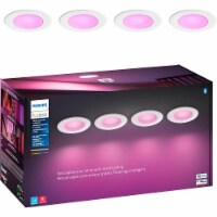 Hue 578674 Philips - White With Color Ambiance 5/6 inch High Downlight 4-Pack