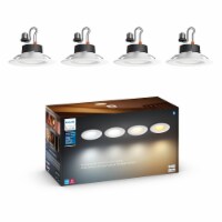 Hue 578708 Philips - White Ambiance 5/6 inch High Lumen Recessed Downlight 4-Pack