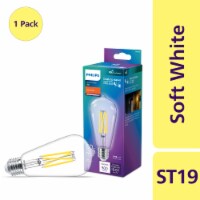 Philips Dusk to Dawn, 60Watt Replacement, Edison Vintage ST19 LED Light Bulb, Soft White Light Bulb Perspective: Main