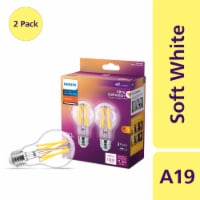 Philips 11.5-Watt (100-Watt) A19 LED Dimmable Flicker Free Light Bulb - Soft White (2700K) Perspective: Main